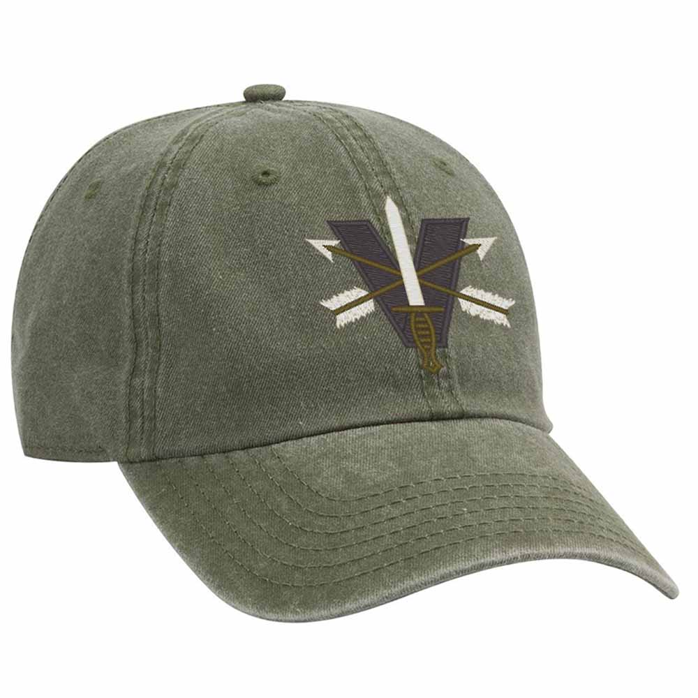 5th Special Forces Group Black NUMERAL SERIES Ball Cap