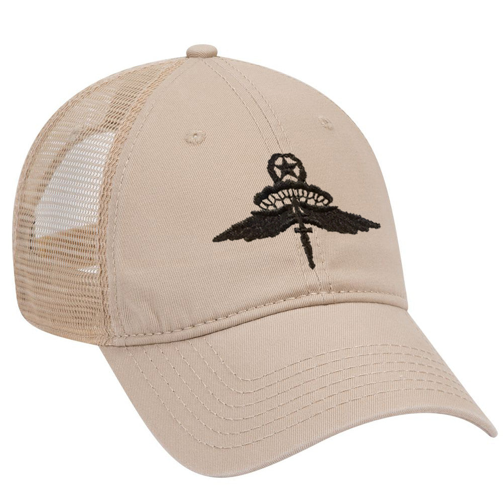 Military Freefall (HALO) Jumpmater Subdued Ball Cap - MESH