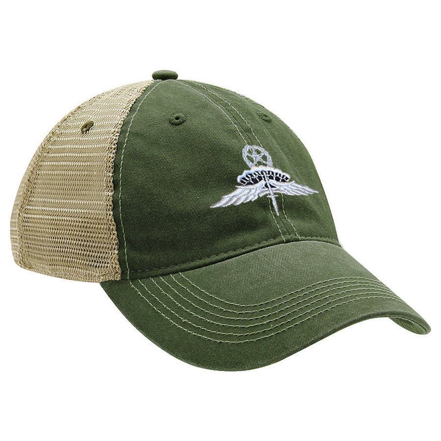 Military Freefall (HALO) Jumpmaster Gray Ball Cap - MESH – Victory Handmade