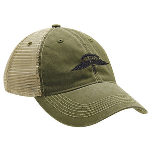 Military Freefall (HALO) Subdued Ball Cap - MESH