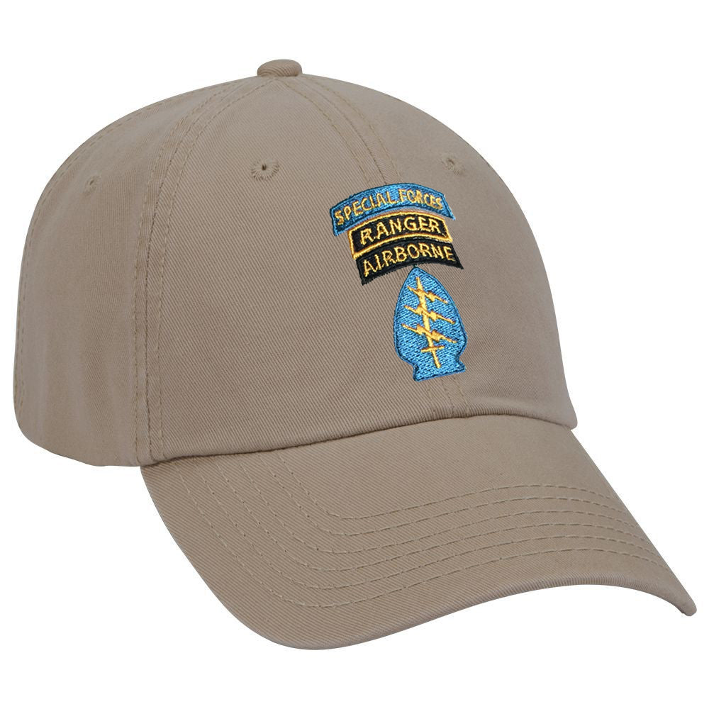 Special Forces SSI Ranger Color Ball Cap