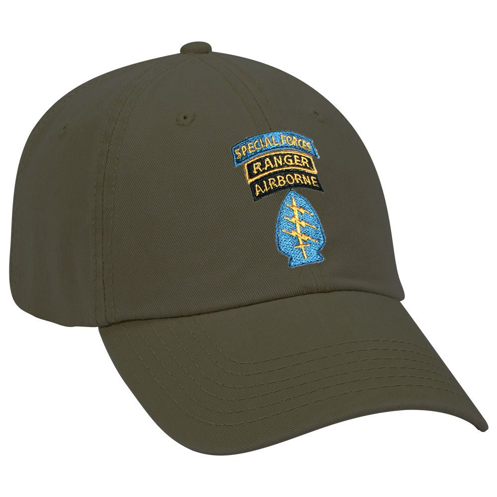 Special Forces SSI Ranger Color Ball Cap