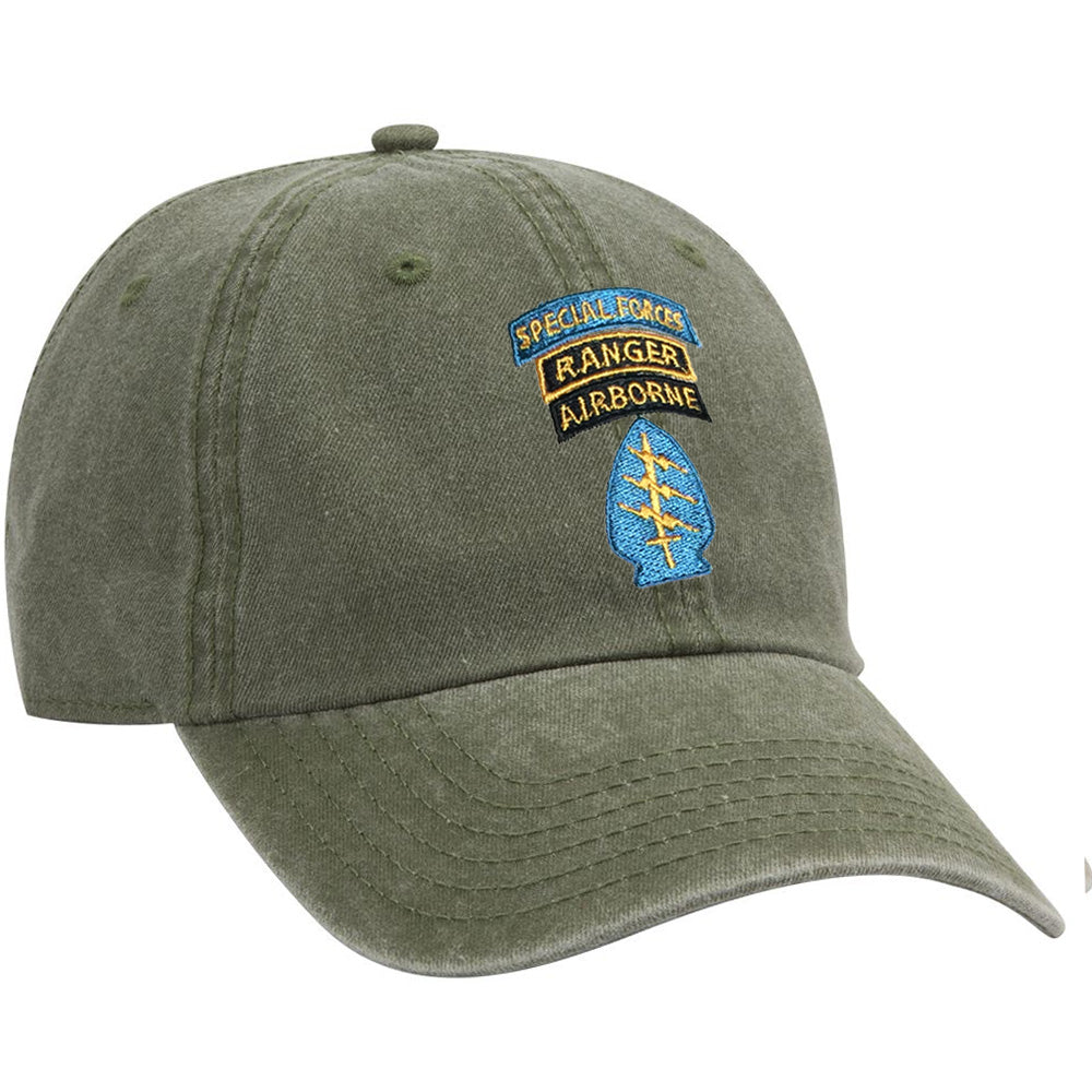 Special Forces SSI Ranger Color Ball Cap