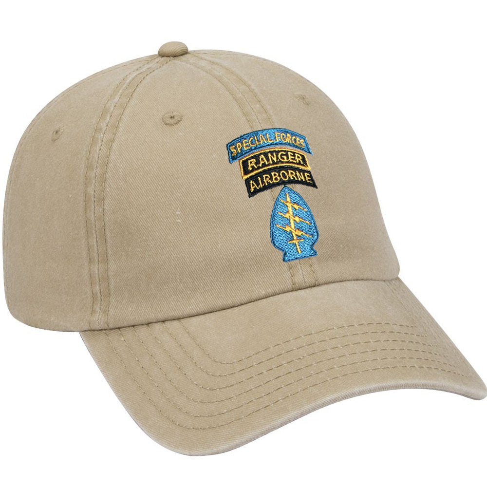 Special Forces SSI Ranger Color Ball Cap