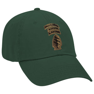 Special Forces SSI Ranger Subdued Ball Cap