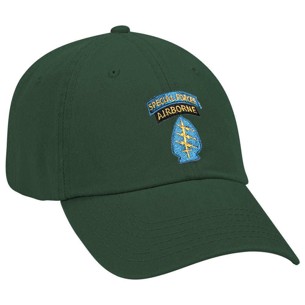 Special Forces SSI Color Ball Cap